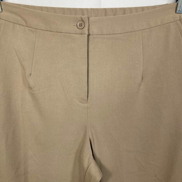 Linea By Louis Dell'Olio Pants Womens Sz 8 Beige Stretch Twill Chino Camel Tan - Picture 2 of 13